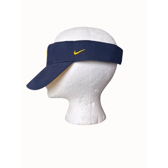 Nike Michigan Wolverines Adjustable Visor Cap embroidered UofM - Picture 2 of 7